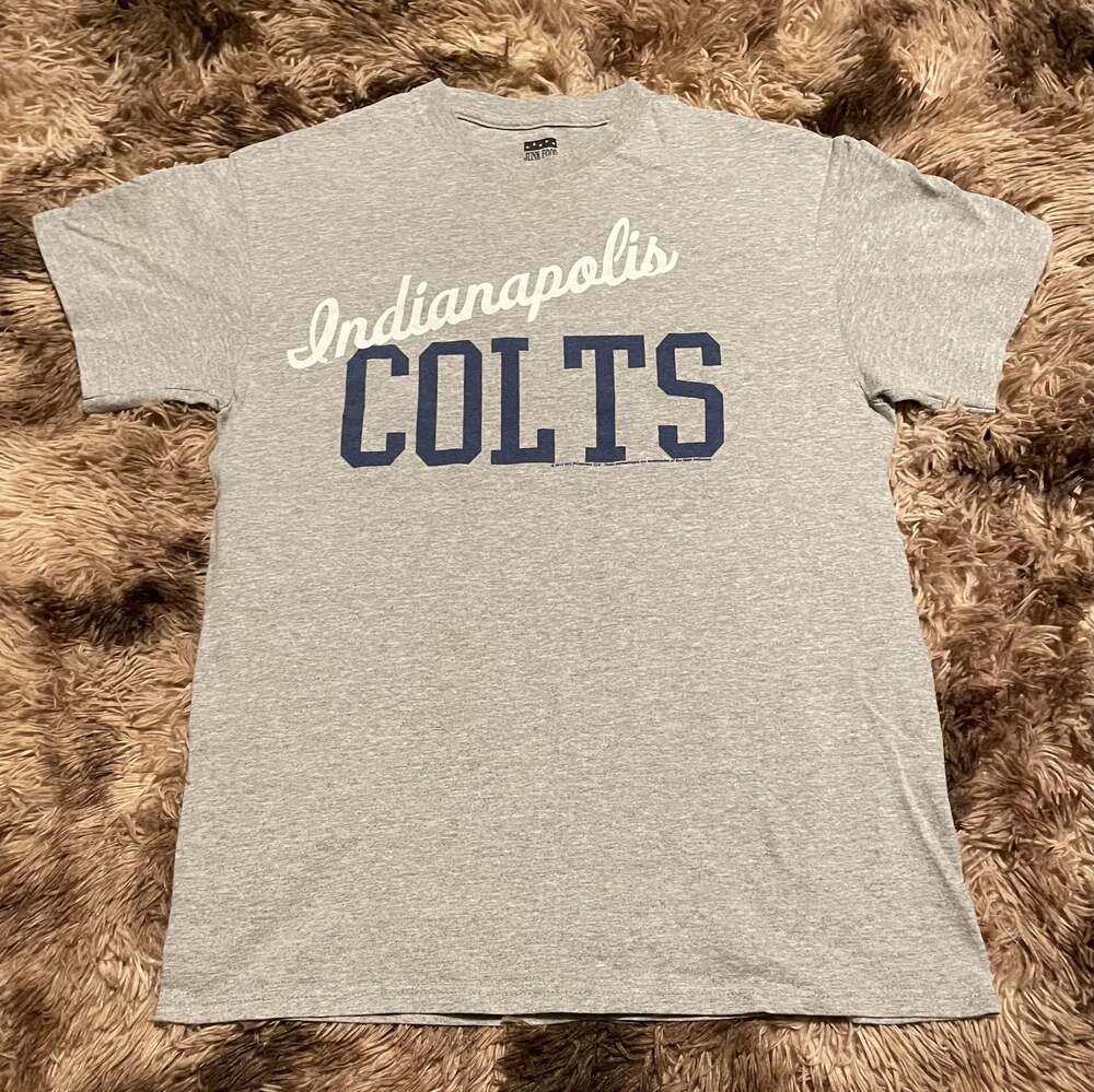 Junk Food Indianapolis Colts Gray Graphic T-Shirt